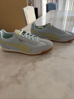 Puma Kids' Mint & Lemon Accent Sneakers
